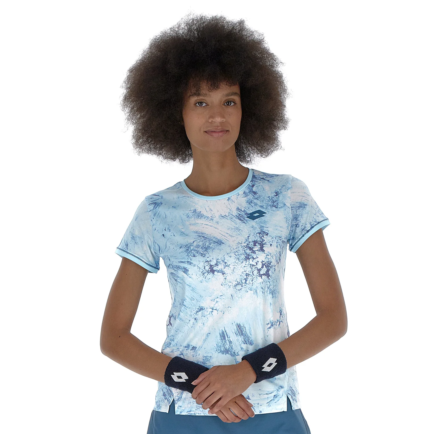 MAGLIETTA TENNIS TECH D2 AZZURRO