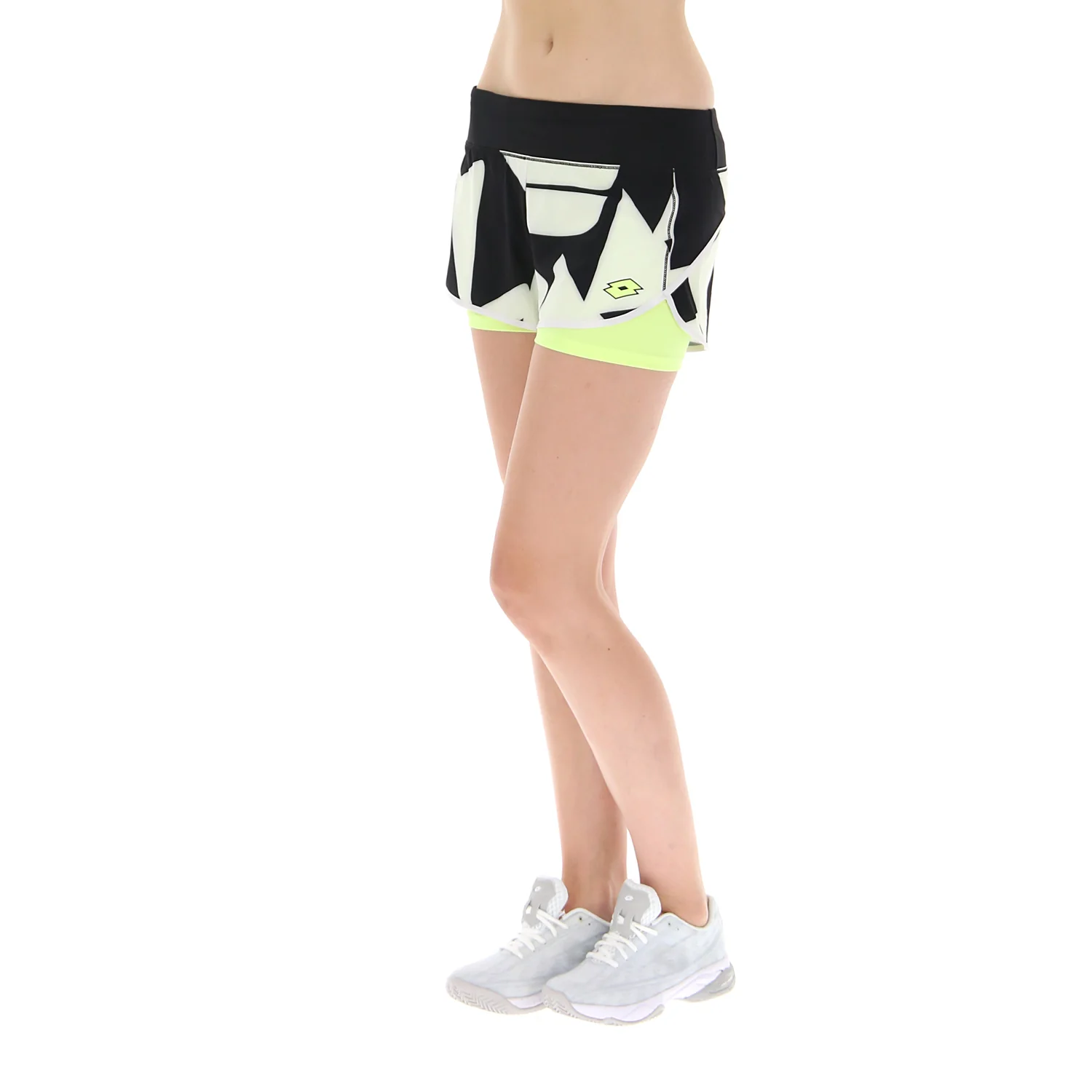 PANTALONI CORTI TENNIS GRAPHIC BIANCO - Image 3