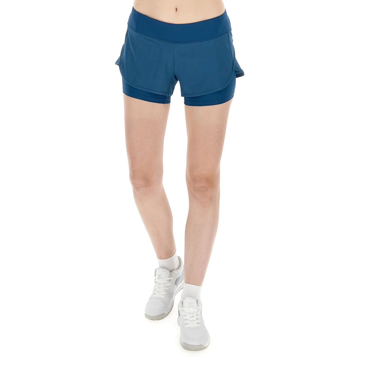 PANTALONI CORTI TENNIS TECH D1 BLU