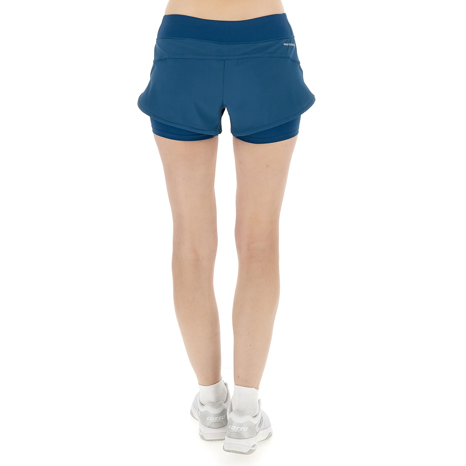 PANTALONI CORTI TENNIS TECH D1 BLU - Image 2