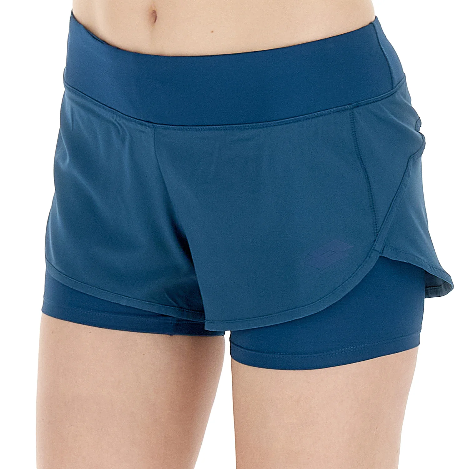 PANTALONI CORTI TENNIS TECH D1 BLU - Image 3