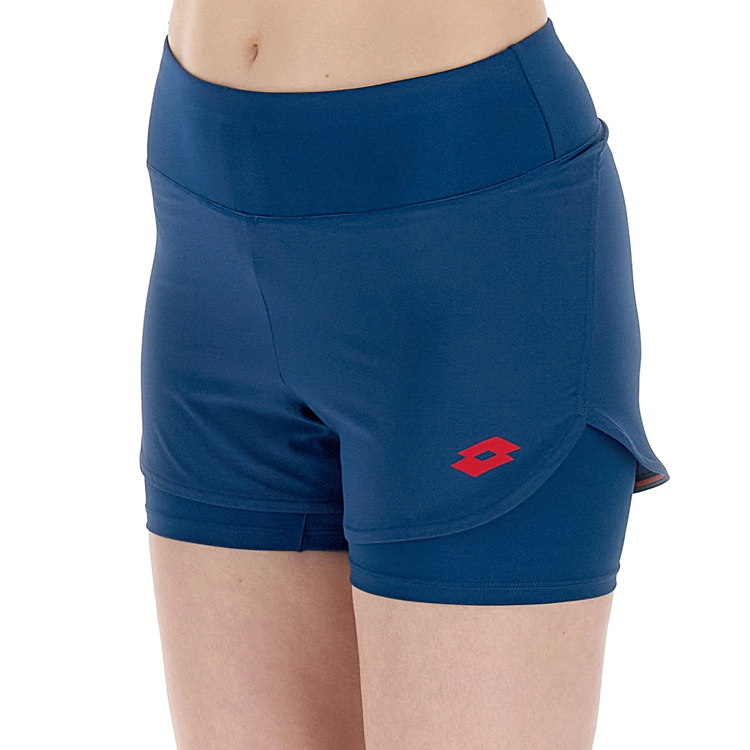 PANTALONI CORTI TENNIS TECH D1 BLU - Image 3