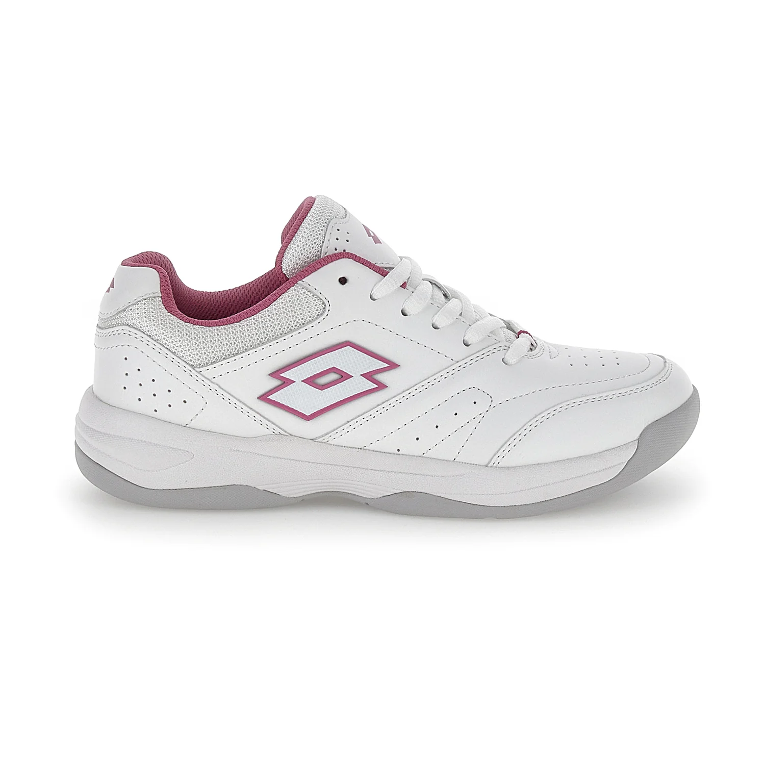SCARPE COURT LOGO BIANCO