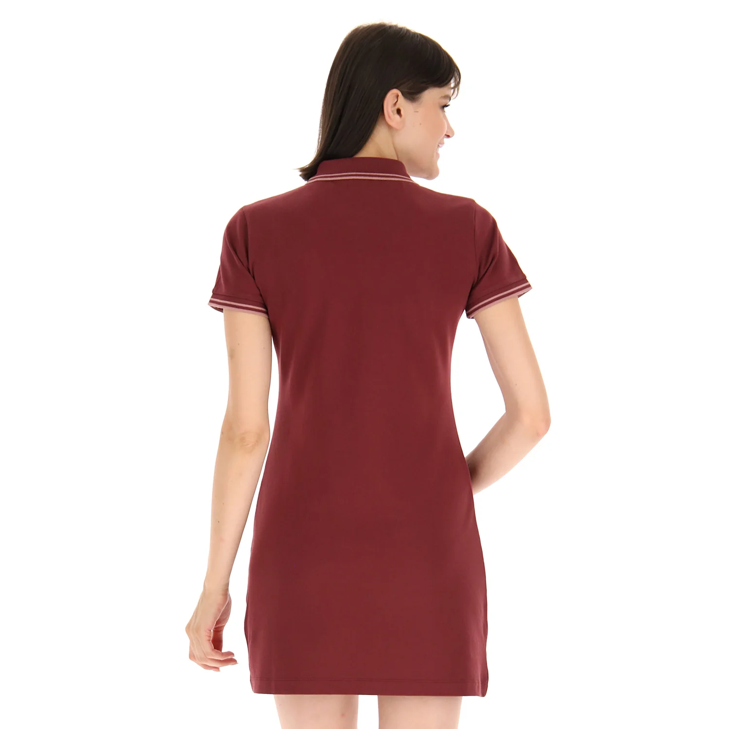 VESTITO TEMPO LIBERO POLO DIANA ROSSO SCURO - Image 2
