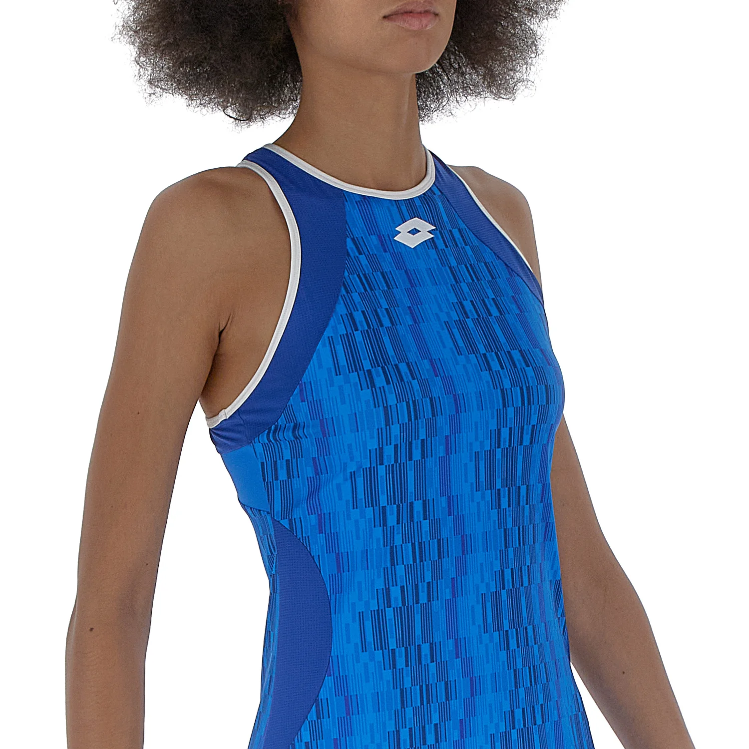 VESTITO TENNIS TECH D3 BLU - Image 3