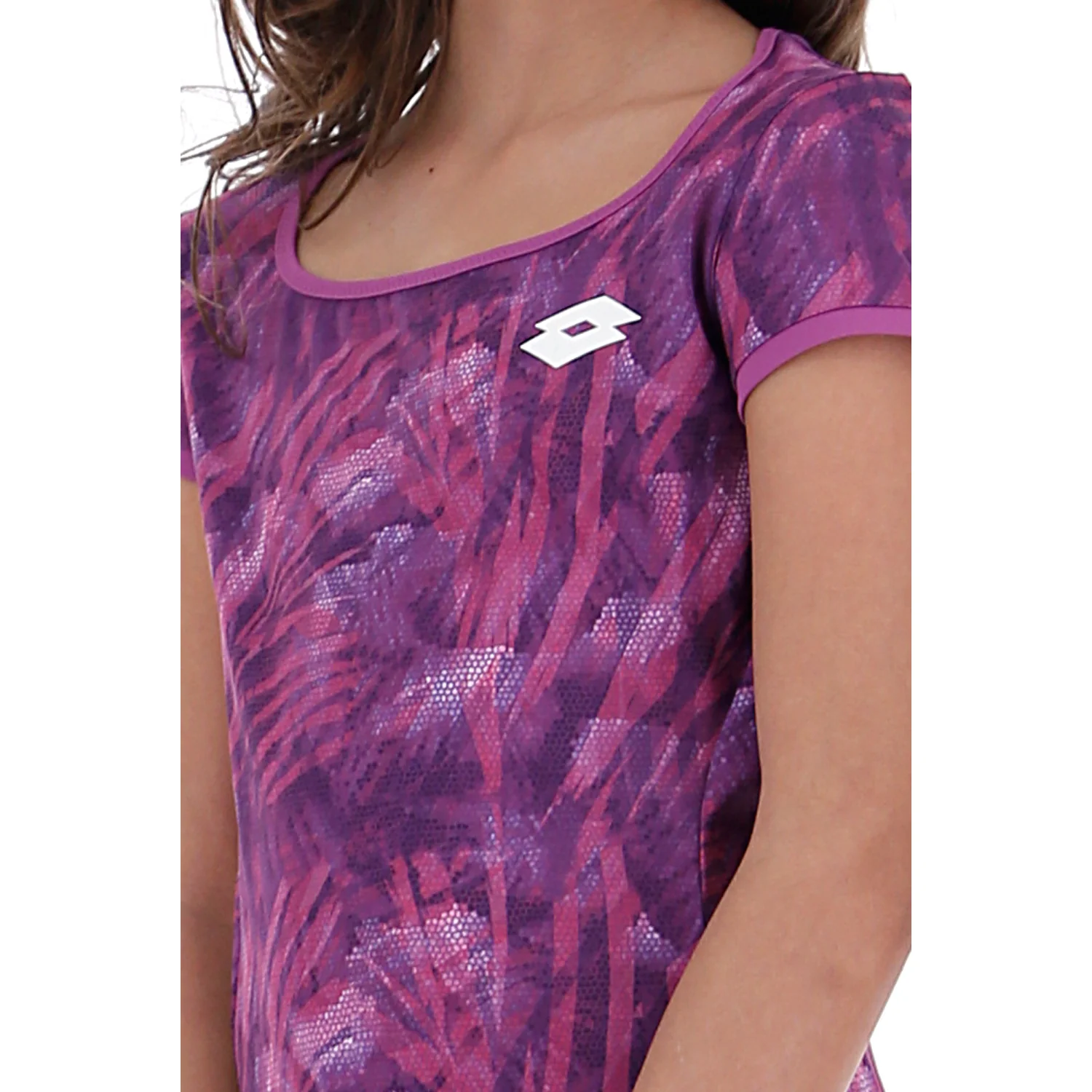 MAGLIETTA TENNIS GRAPHIC VIOLA - Image 3