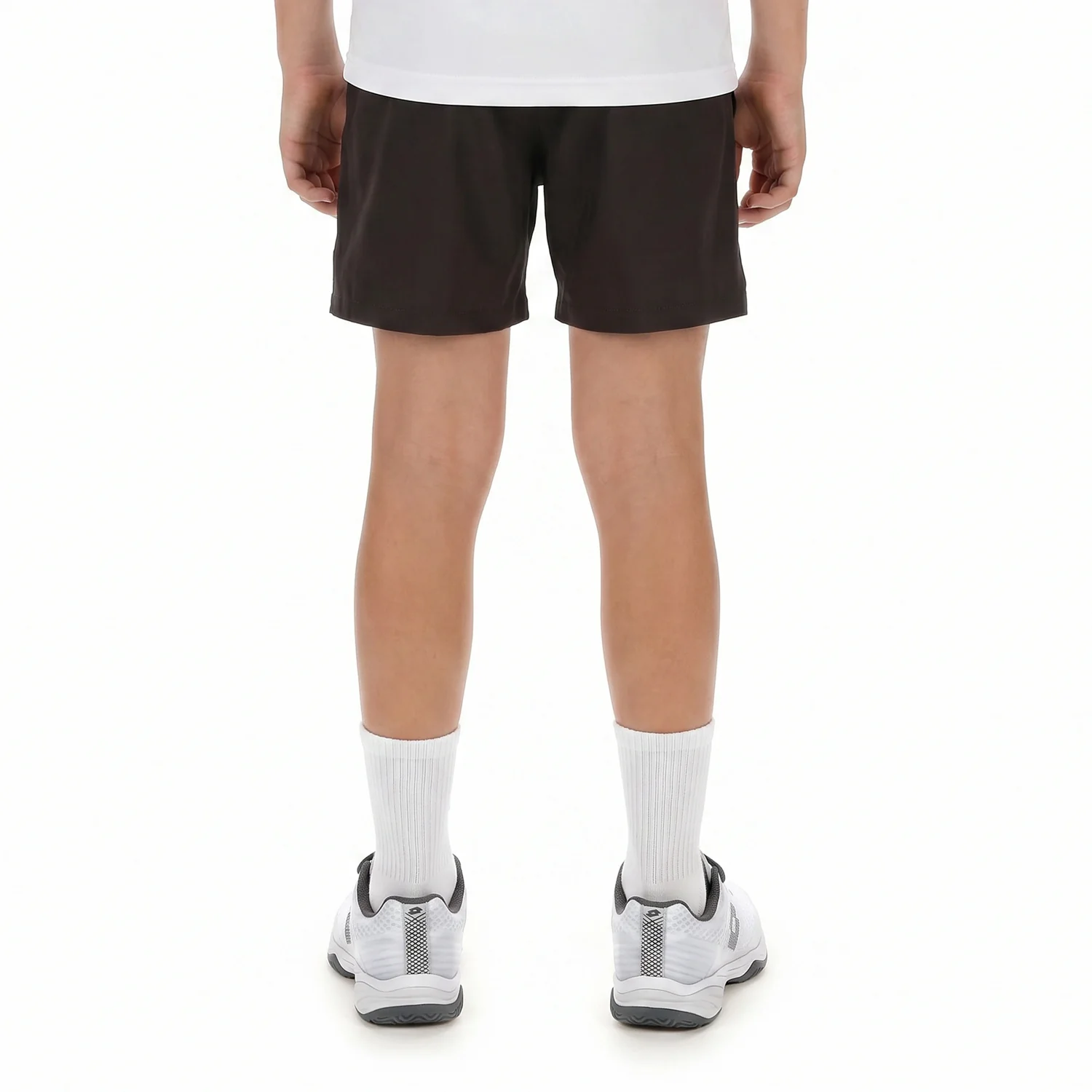 PANTALONI CORTI TENNIS TECH D1 MARRONE SCURO - Image 2