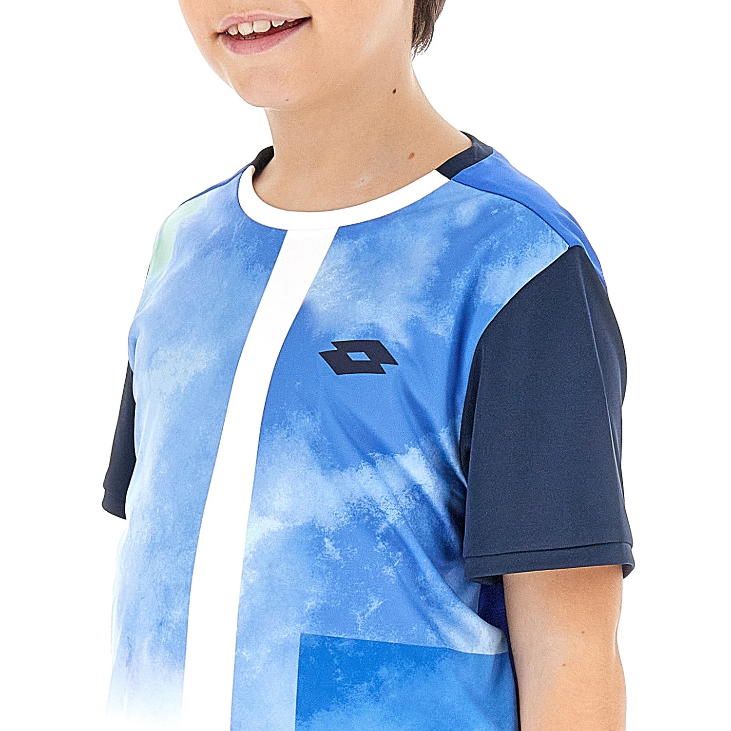 MAGLIETTA TENNIS GRAPHIC BLU - Image 3