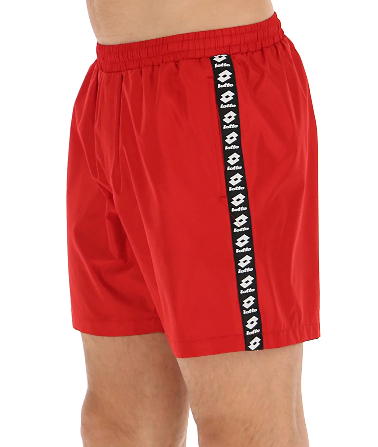 COSTUME DA MARE TEMPO LIBERO SHORT BEACH ROSSO - Image 3