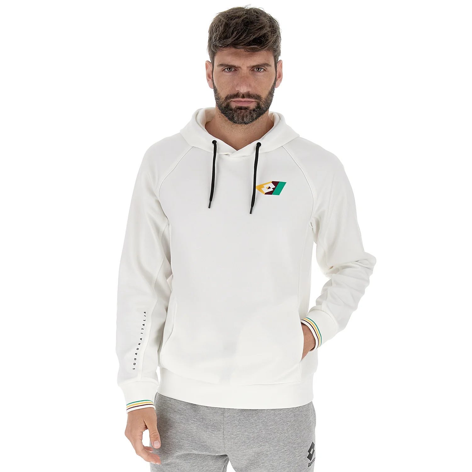 FELPA LIFESTYLE ATHLETICA CLASSIC BIANCO