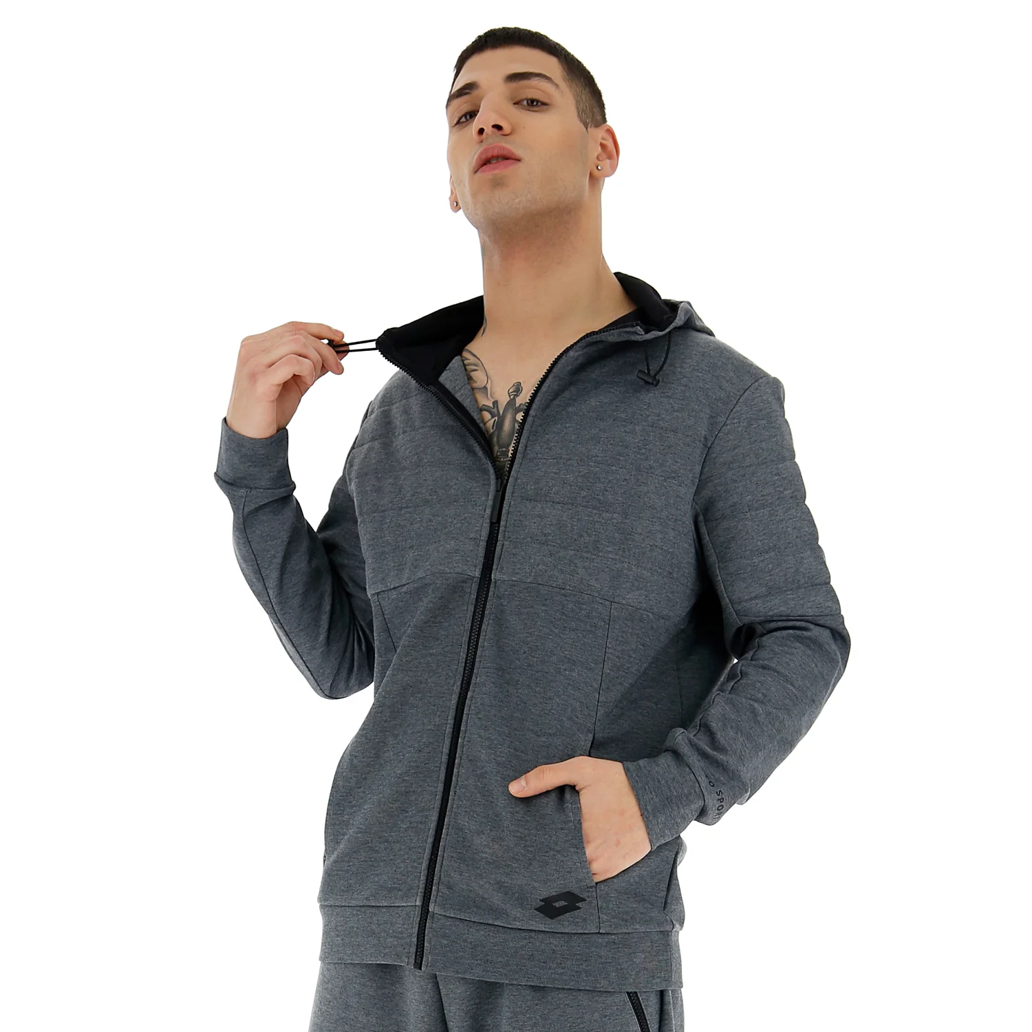 FELPA SPORT TRAINING PURE GRIGIO SCURO - Image 3