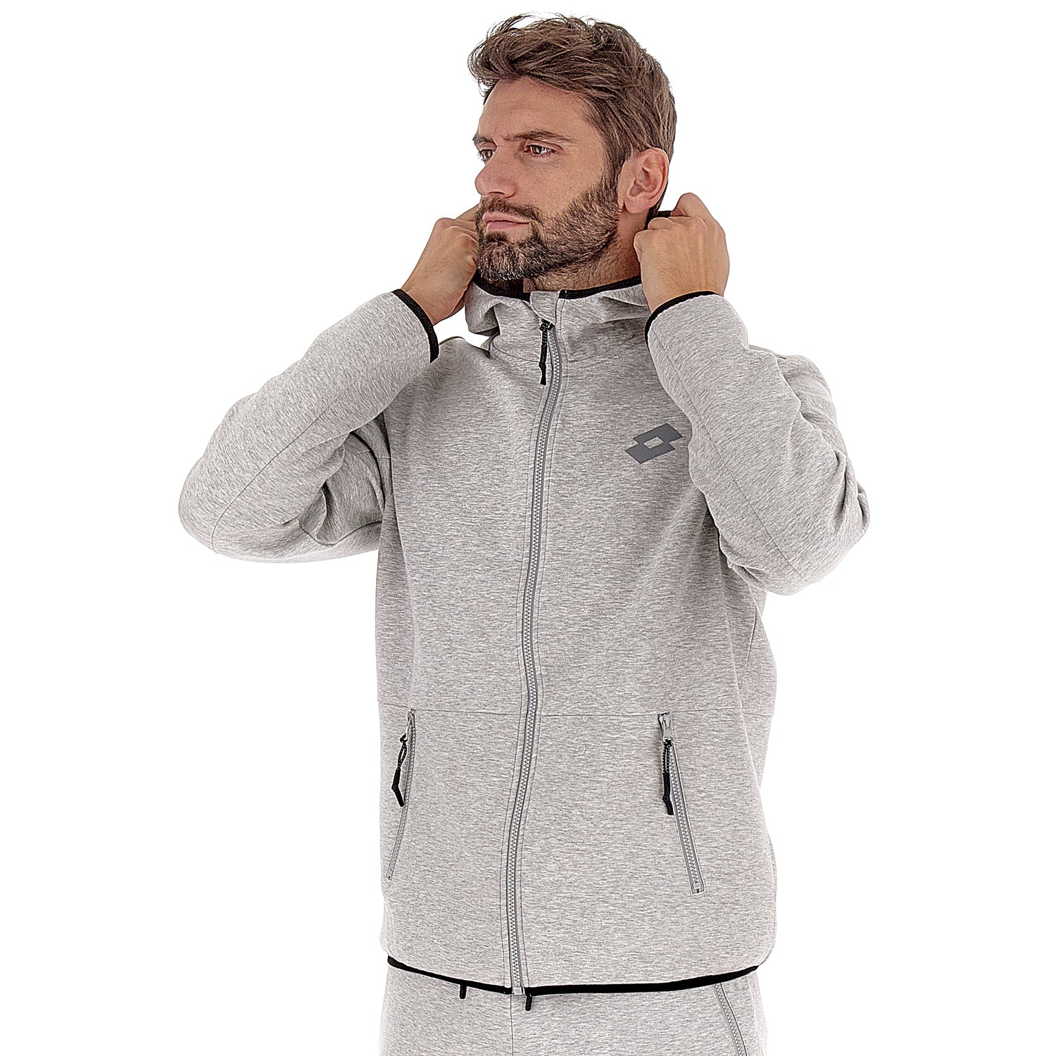 FELPA SPORT WORKOUT GRIGIO CHIARO