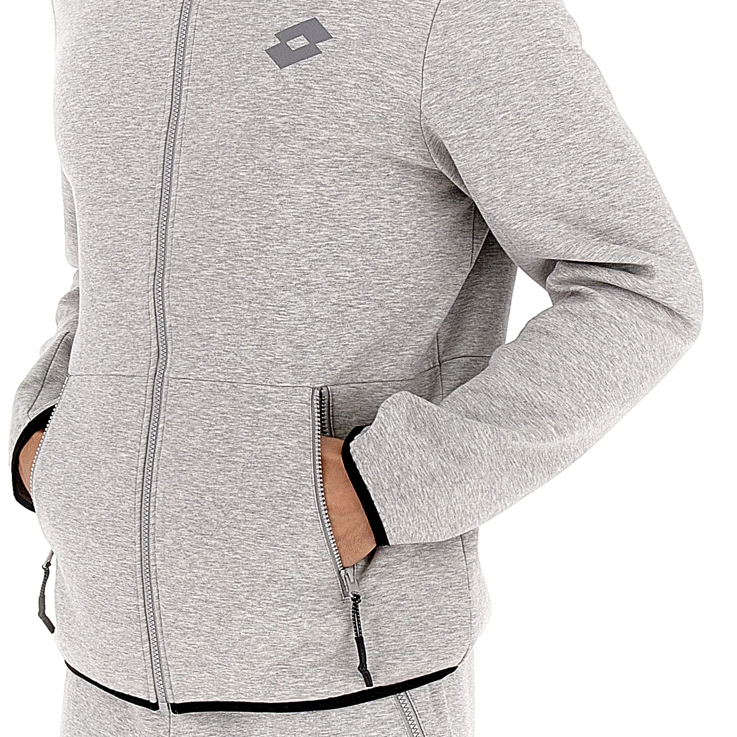 FELPA SPORT WORKOUT GRIGIO CHIARO - Image 3