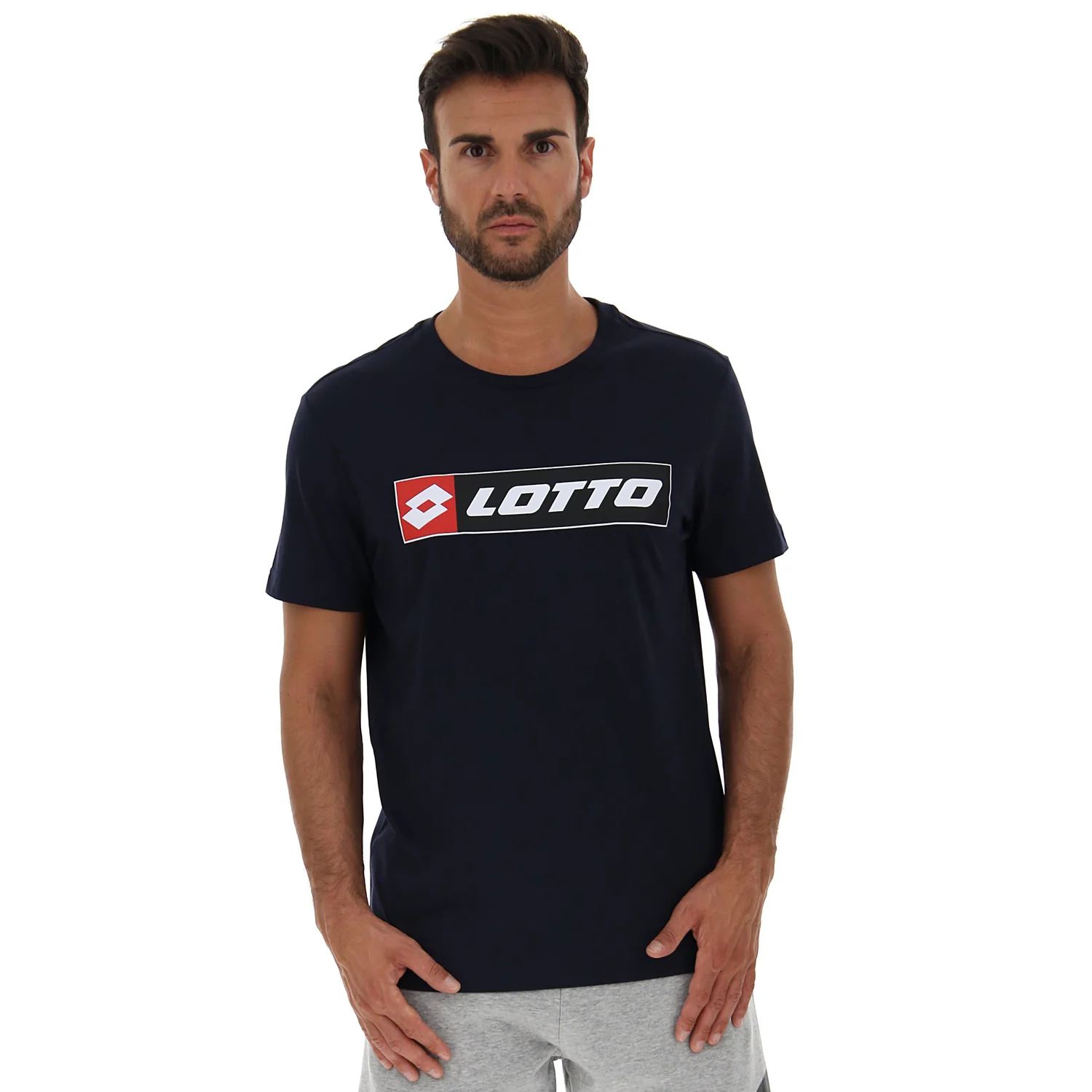 MAGLIETTA TEMPO LIBERO LOGO BLU SCURO