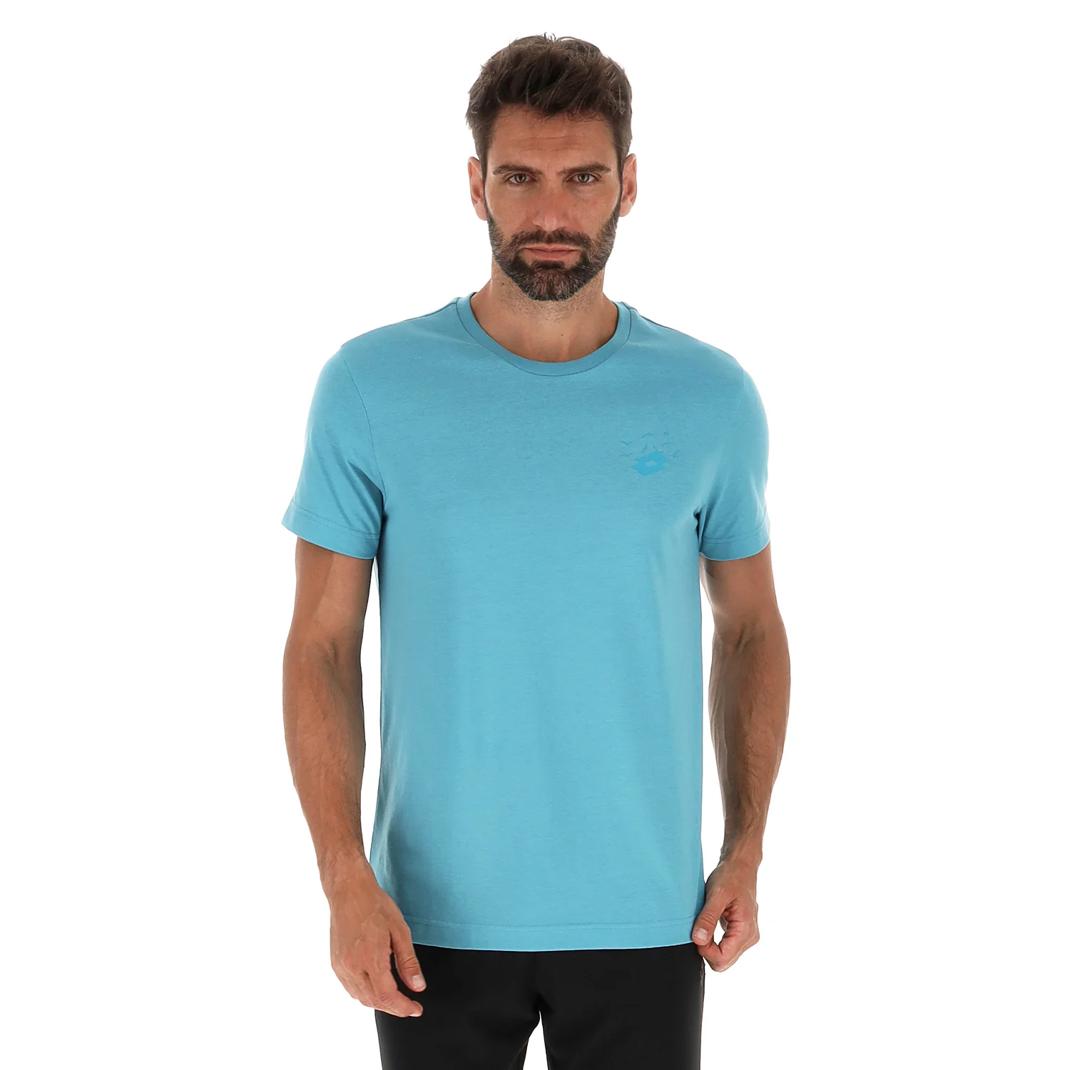 MAGLIETTA TEMPO LIBERO LOGO FLY AZZURRO