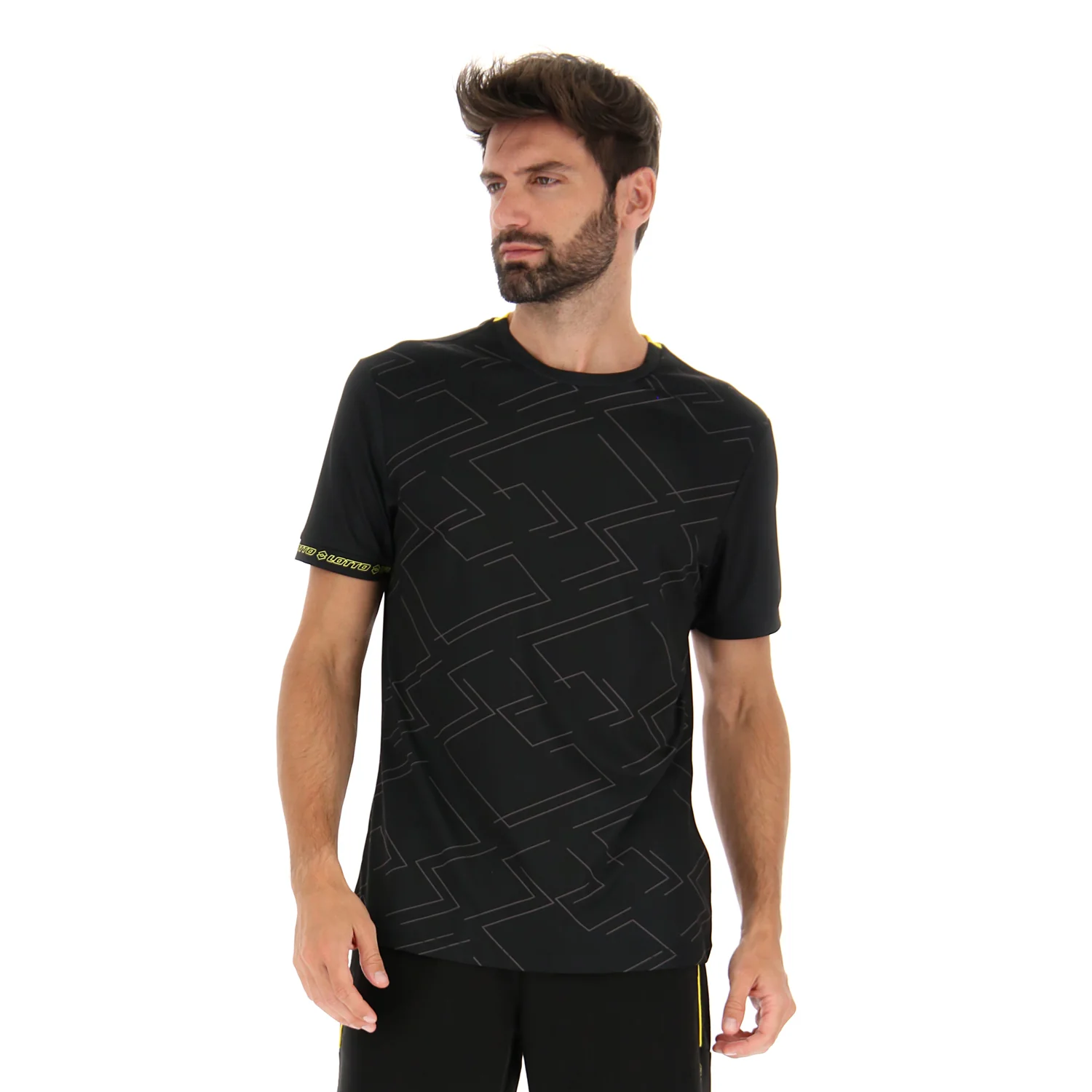 MAGLIETTA LIFESTYLE LOGO NERO