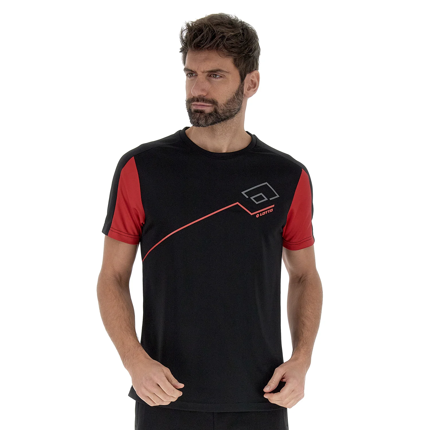 MAGLIETTA LIFESTYLE LOGO NERO
