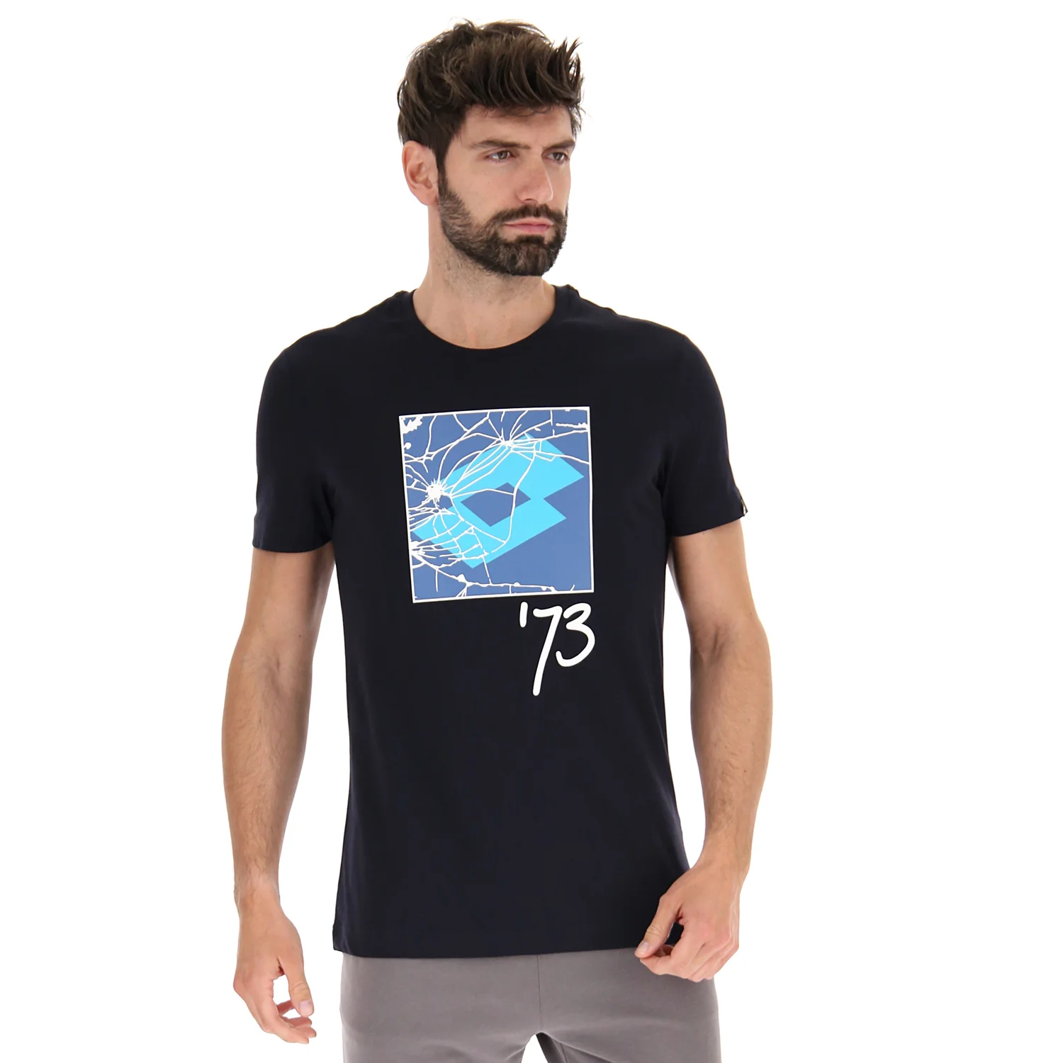 MAGLIETTA TEMPO LIBERO LOSANGA BLU SCURO