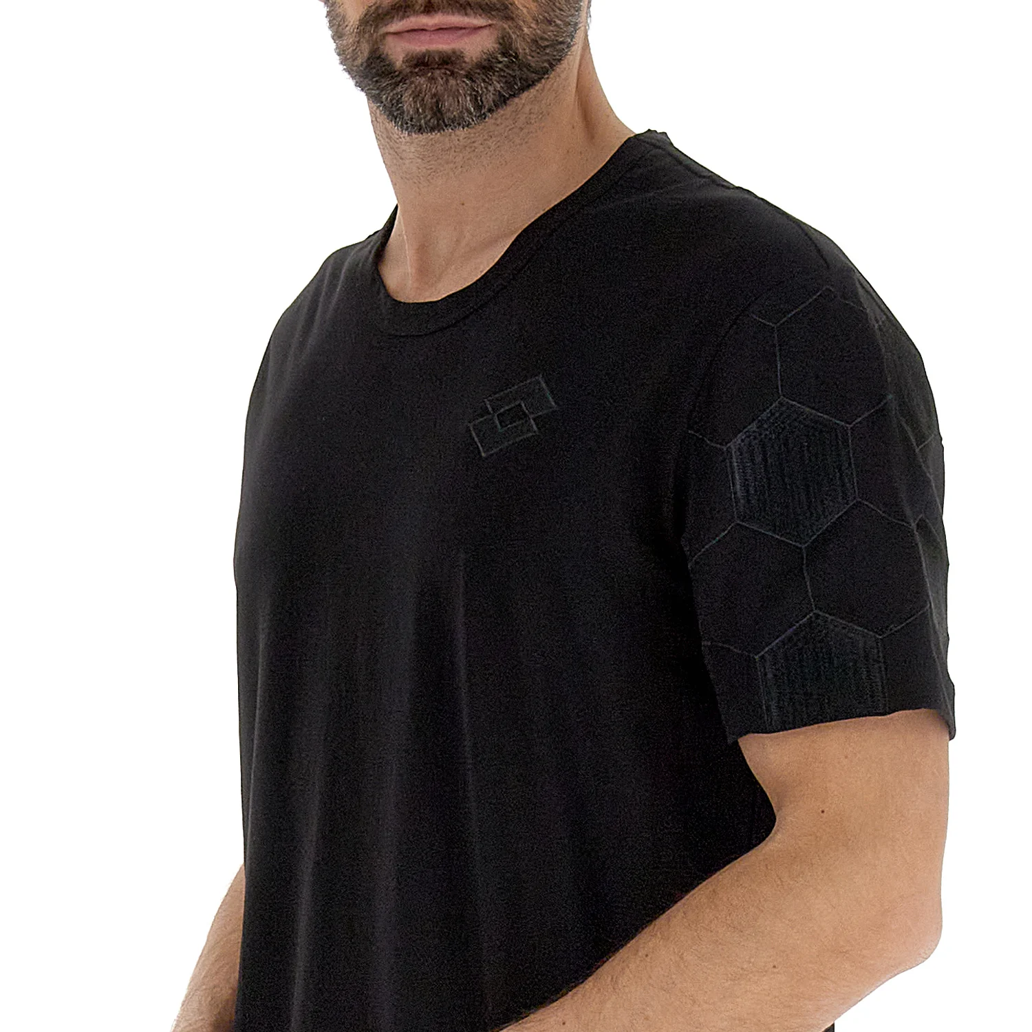 MAGLIETTA LIFESTYLE LOTTO NYC NERO - Image 3