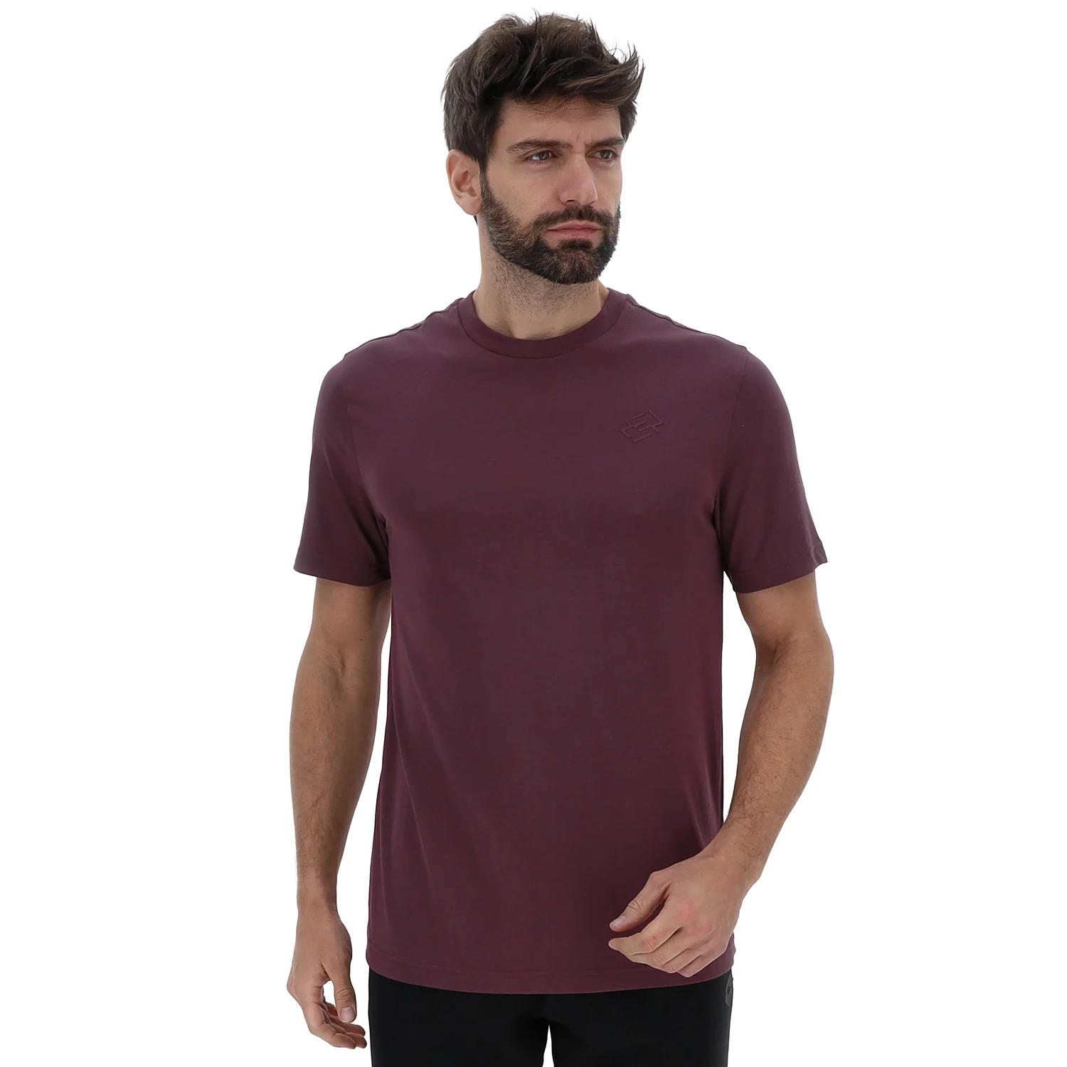 MAGLIETTA LIFESTYLE SMART ROSSO SCURO