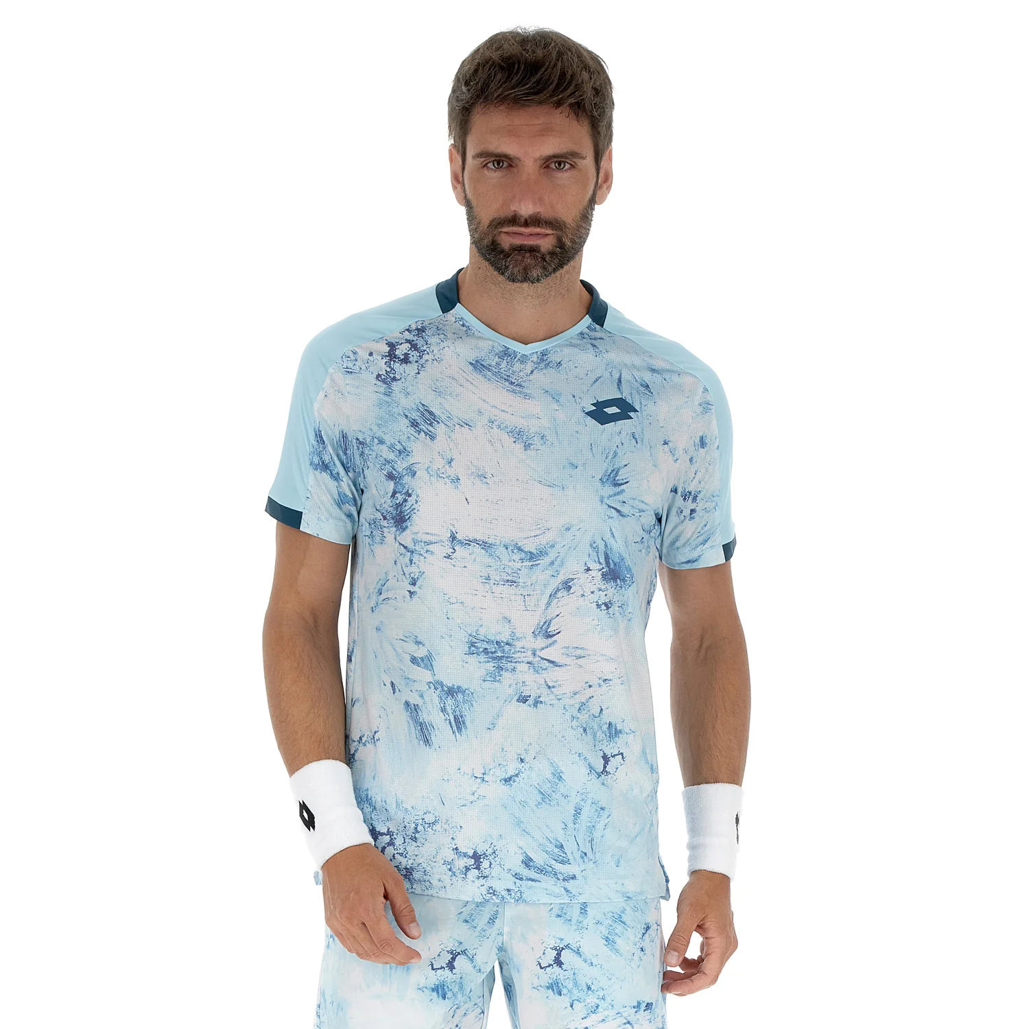 MAGLIETTA TENNIS TECH D2 AZZURRO