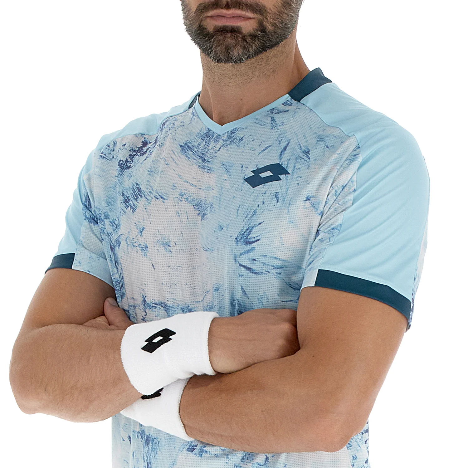 MAGLIETTA TENNIS TECH D2 AZZURRO - Image 3