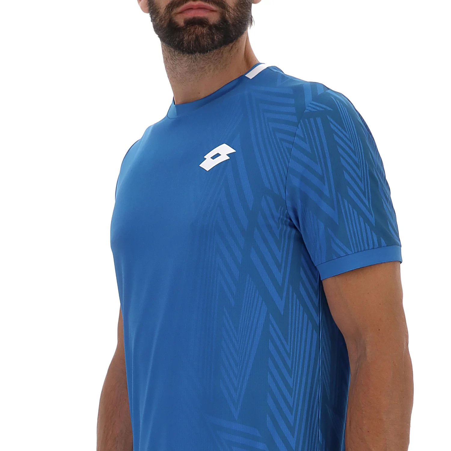 MAGLIETTA TENNIS TECH D3 BLU - Image 3
