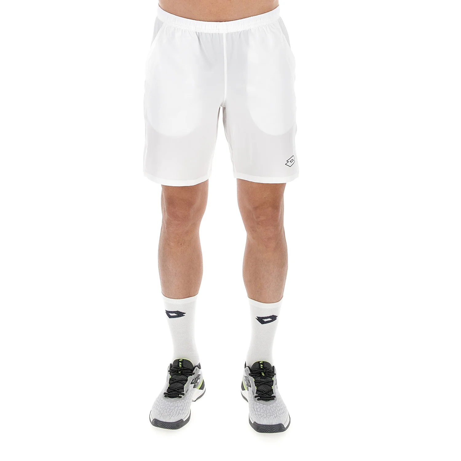 PANTALONI CORTI TENNIS TECH BIANCO