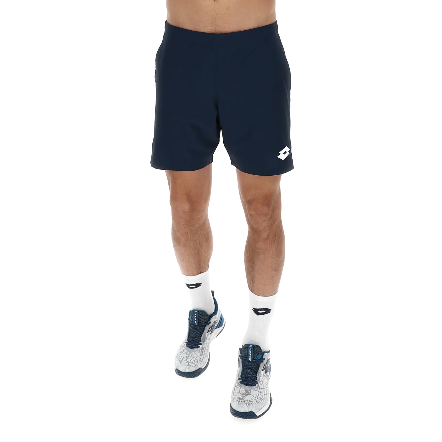 PANTALONI CORTI TENNIS TECH D1 BLU SCURO