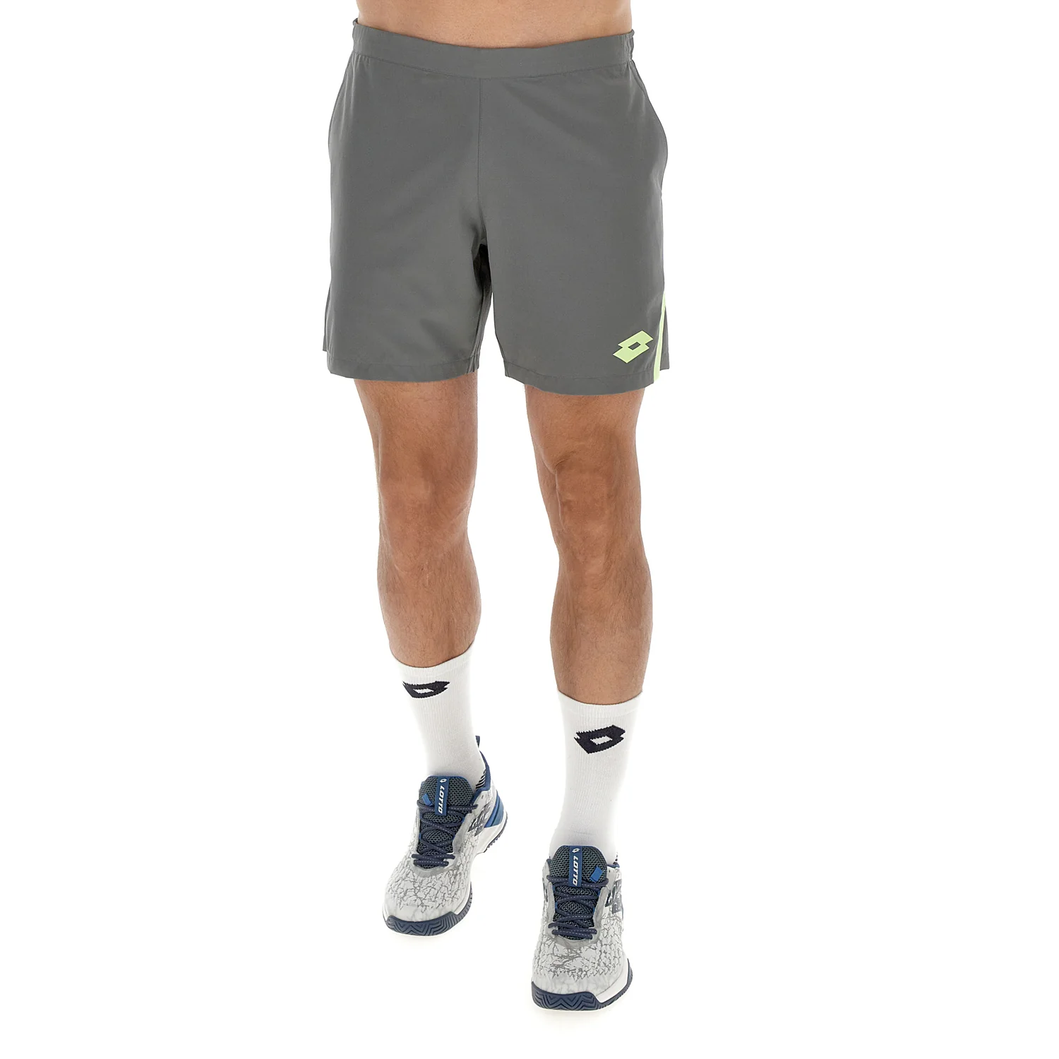 PANTALONI CORTI TENNIS TECH D1 GRIGIO