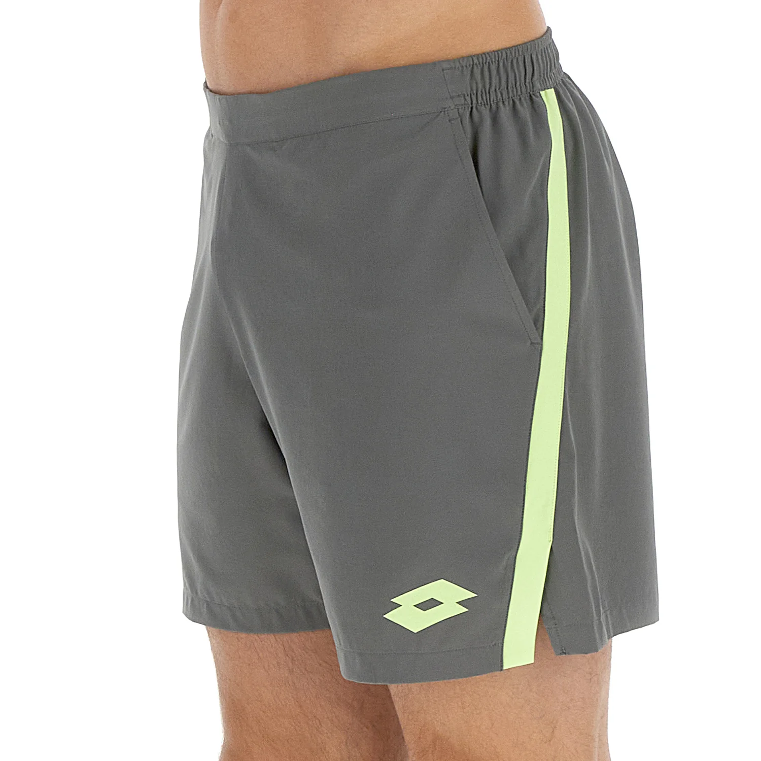PANTALONI CORTI TENNIS TECH D1 GRIGIO - Image 3
