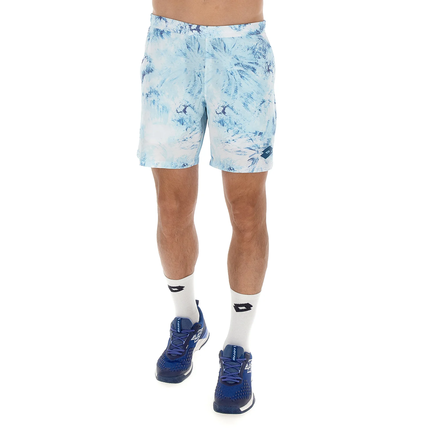 PANTALONI CORTI TENNIS TECH D2 AZZURRO