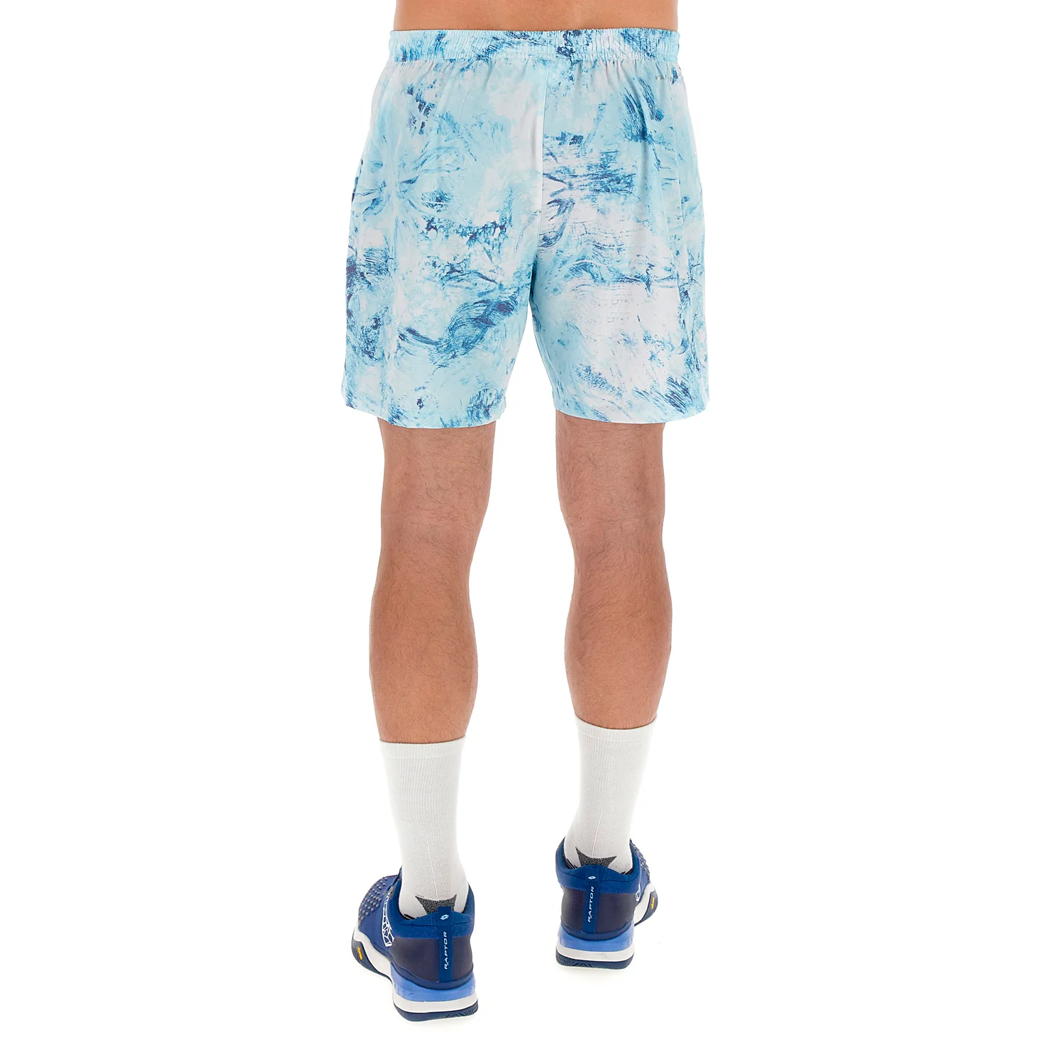 PANTALONI CORTI TENNIS TECH D2 AZZURRO - Image 2