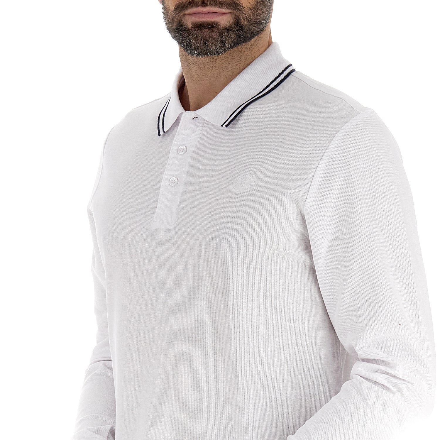 POLO TEMPO LIBERO CLASSICA BIANCO - Image 3