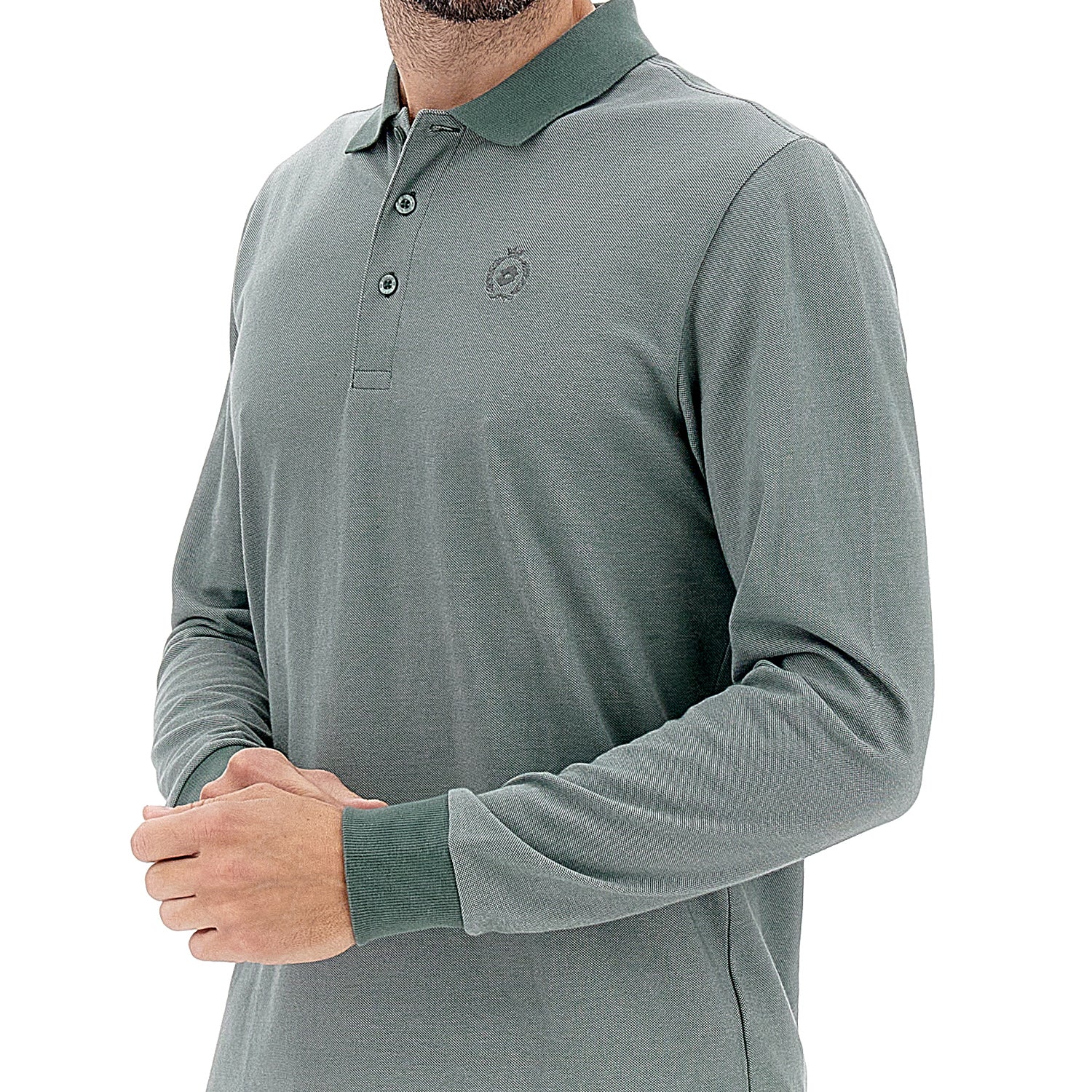 POLO TEMPO LIBERO FIRENZE VERDE SCURO - Image 3