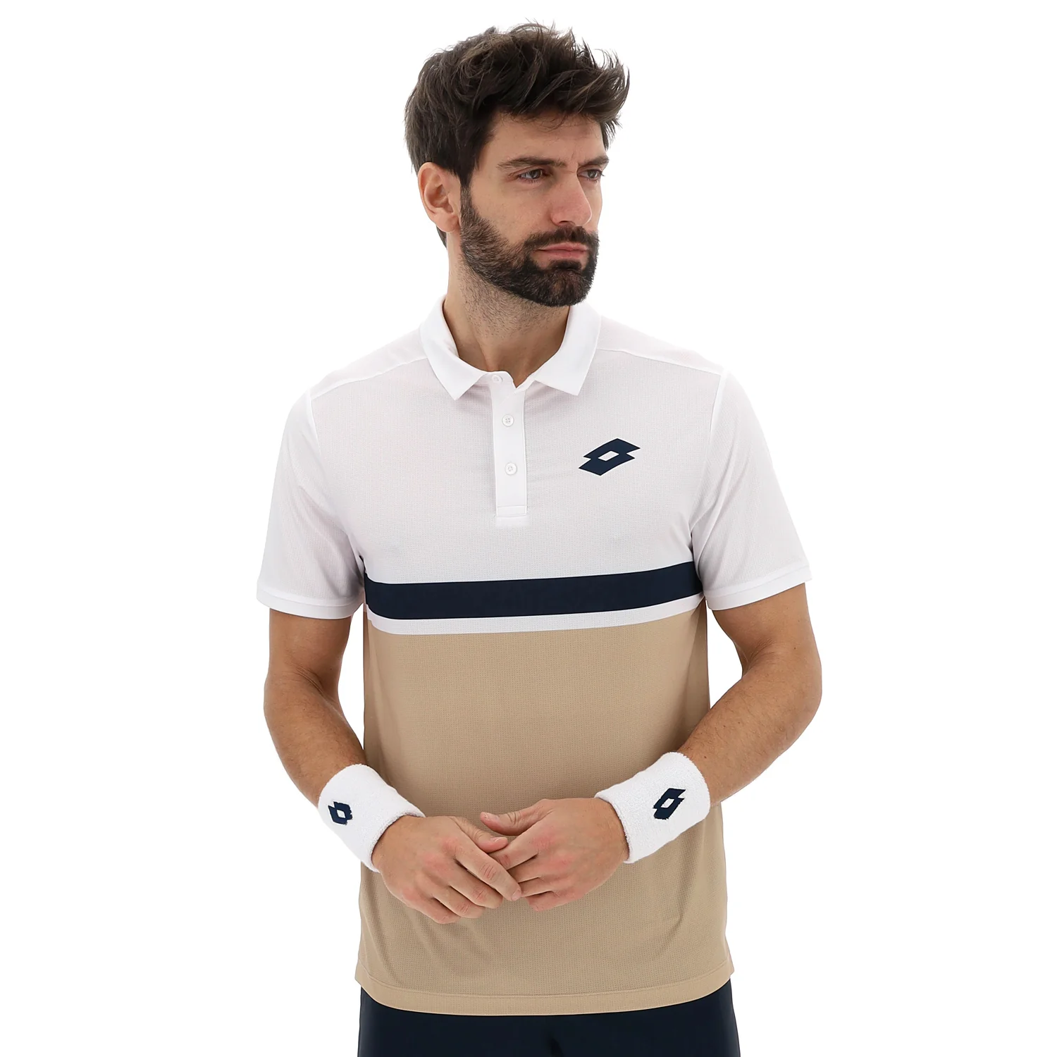 POLO TENNIS TECH D1 BEIGE
