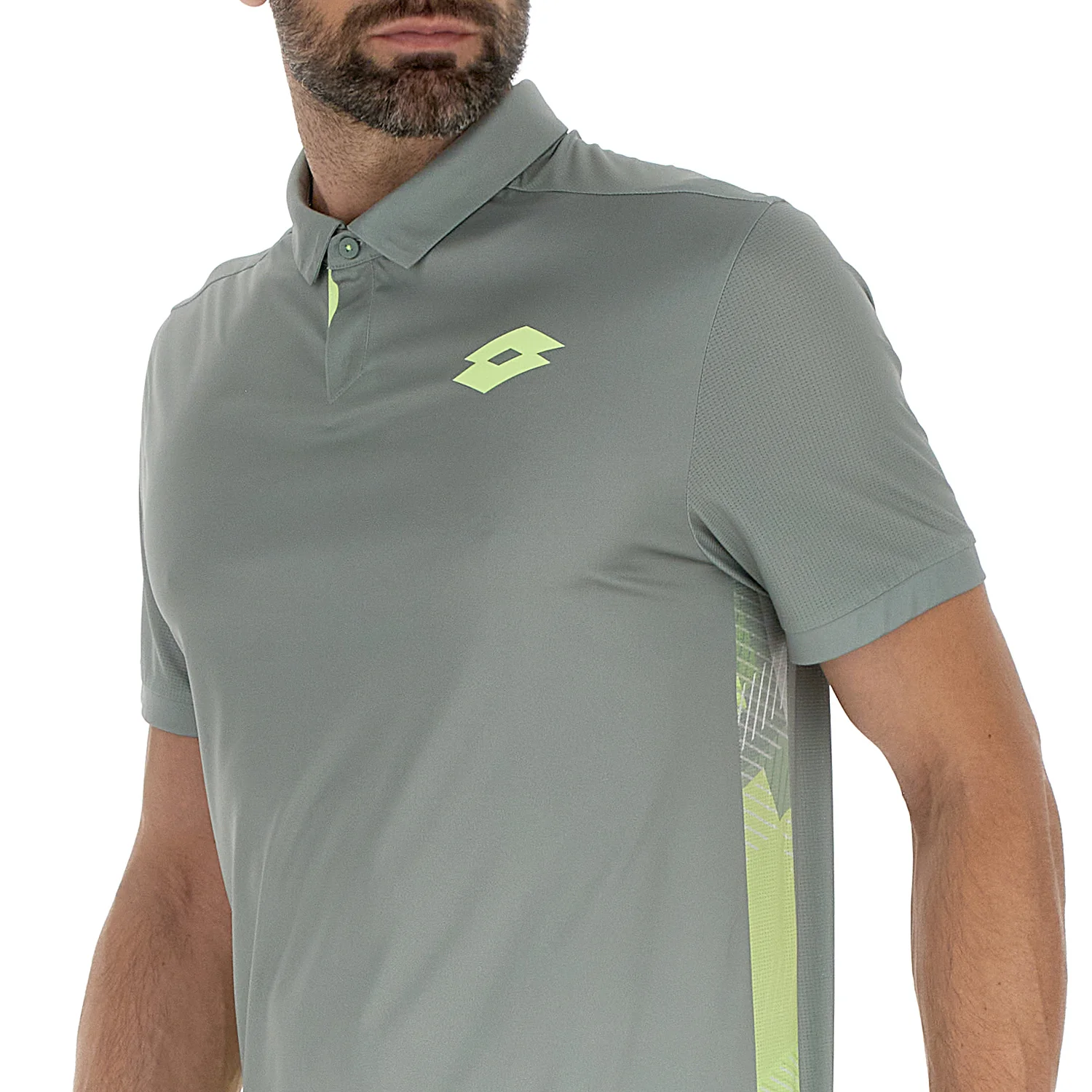 POLO TENNIS TECH D1 GRIGIO - Image 3
