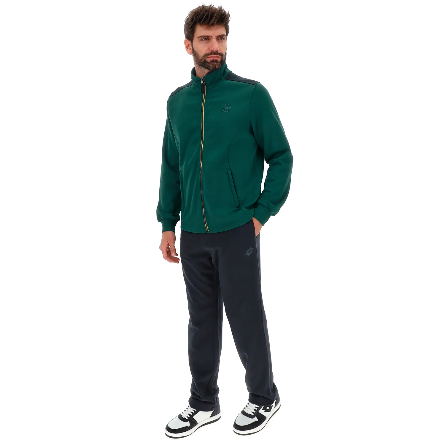 TUTA GINNASTICA TEMPO LIBERO FIRST VERDE SCURO