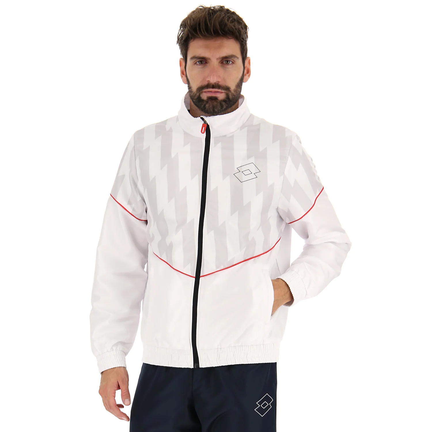 TUTA GINNASTICA LIFESTYLE LOGO BIANCO - Image 2