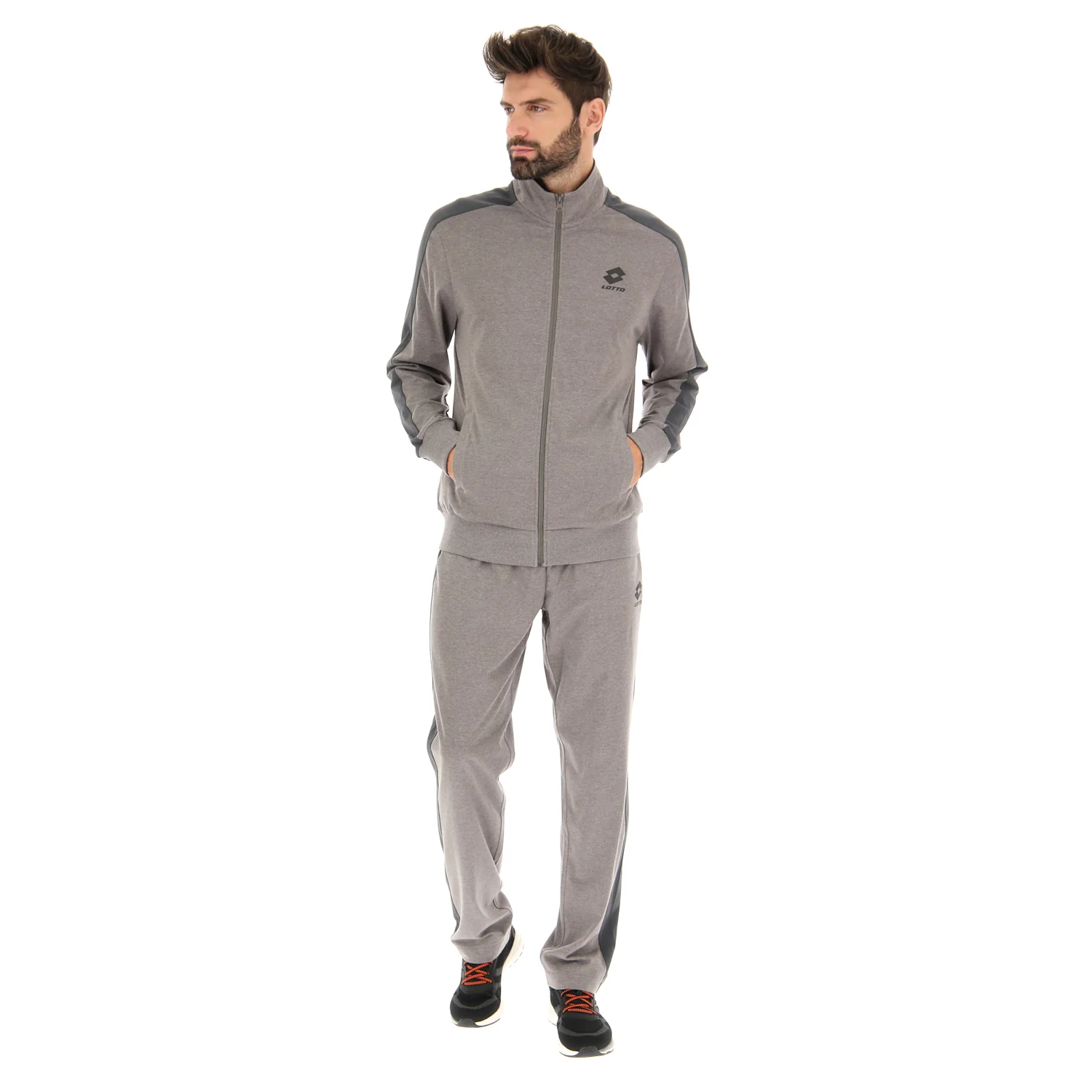 TUTA GINNASTICA TEMPO LIBERO MORE GRIGIO SCURO